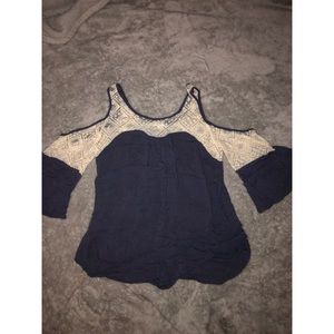 Dressy off the shoulder shirt